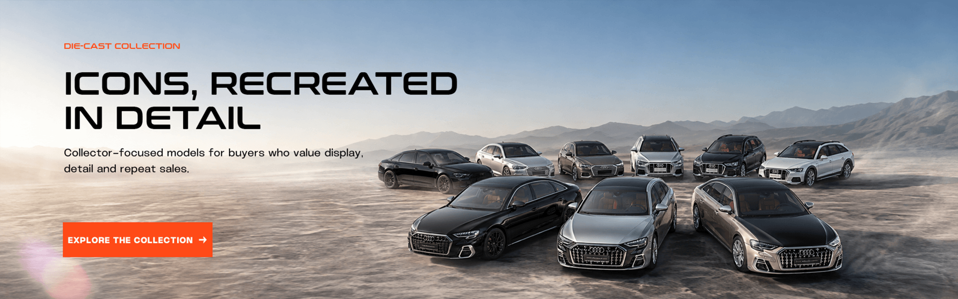 Icons recreated in detail - die-cast collection
