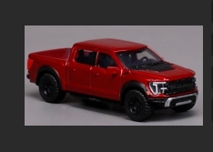 Red 1:64 Ford F‑150 Raptor Die‑cast Model Car