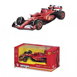 1:43 F1 Ferrari SF‑24 Imola Emilia‑Romagna GP 2024 #16 Charles Leclerc, Matte Red, Without Helmet, Box Version