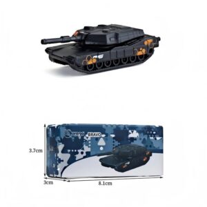 1:64 Main Battle Tank Die‑cast Model, Charcoal Black