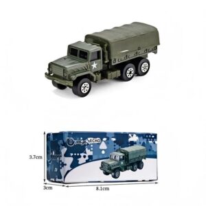 1:64 Military Transport Vehicle Die‑cast Model Car