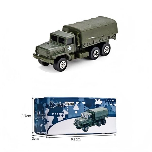 1:64 Military Transport Vehicle Die‑cast Model Car
