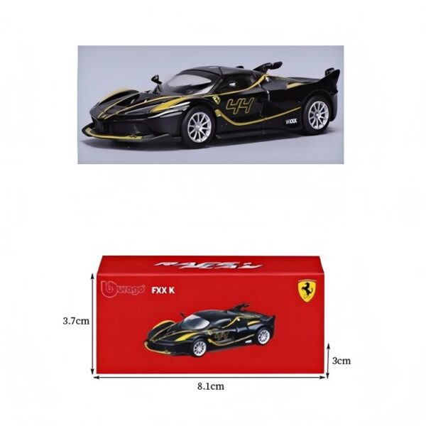 1:64 Ferrari FXX K Die‑cast Model Car, Black