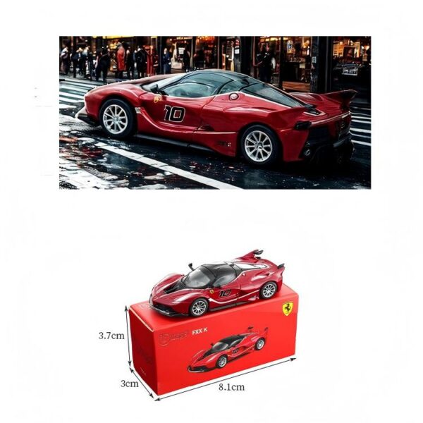 1:64 Ferrari FXX K Die‑cast Model Car, Red
