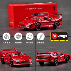 1:64 Ferrari F40 Competizione Die‑cast Model Car, Red