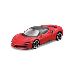 1:64 Ferrari Die‑cast Model Car, Solid Red