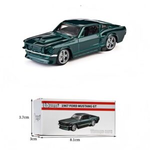 1:64 Ford Mustang GT (1967) Die‑cast Model Car