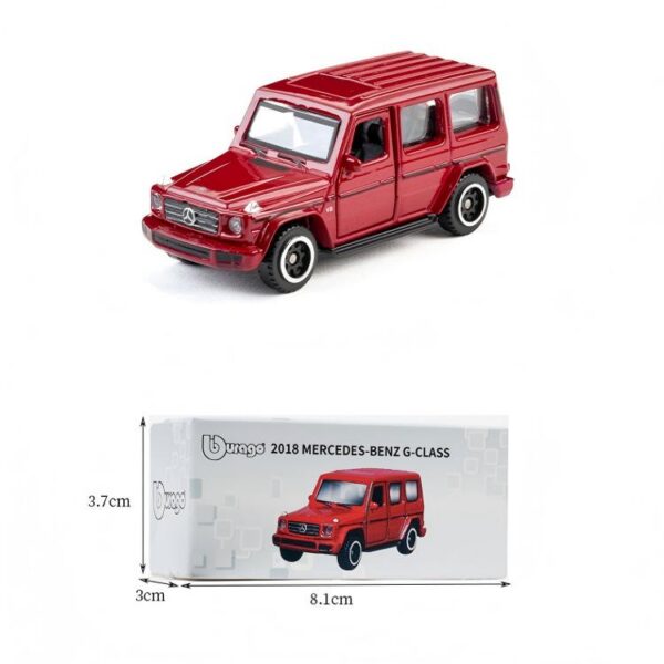 1:64 Mercedes‑Benz G‑Class Die‑cast Model Car, Dark Red