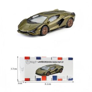 Dark Green 1:64 Lamborghini Sián FKP 37 Die‑cast Model Car