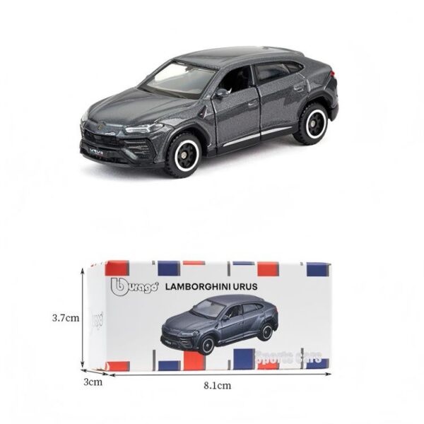 Dark Grey 1:64 Lamborghini Urus Die‑cast Model Car