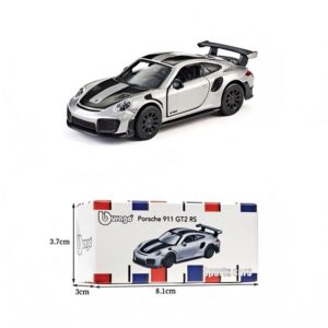 Grey 1:64 Porsche GT2 RS Die‑cast Model Car