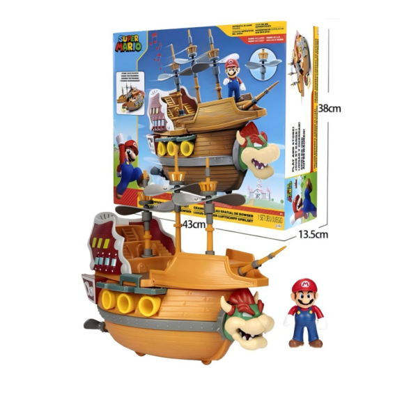 Super Mario Deluxe Bowser’s Airship Playset