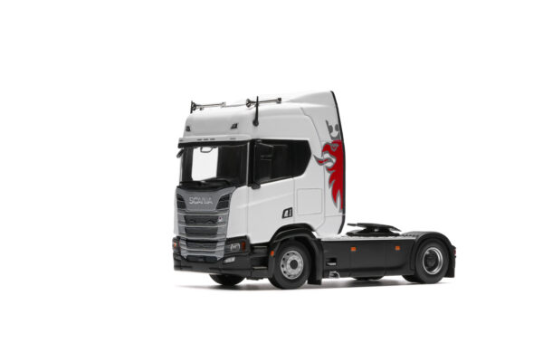 SCANIA R500-WHITE（Red Texture）
