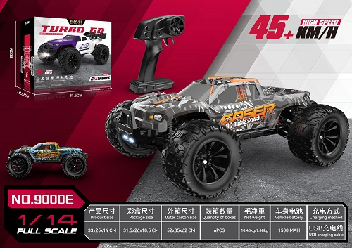 1:14 Brushed Full Proportional High-Speed RC Car