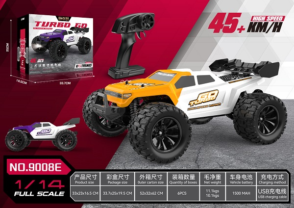 1:14 Brushed Full Proportional High-Speed RC Car