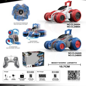 CL24B04  TO CL24B05 1:24 Side‑Drive Stunt RC Car, Window Box