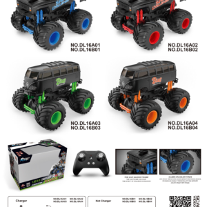 1:16 Large‑Wheel Race Monster RC Truck Window Box