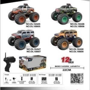 1:18 Large‑Wheel Race Monster RC Truck Window Box