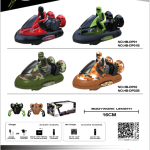 Battle Bumper RC Cars, 2‑Pack Window Box