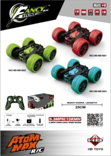 HB-NB1601 TO NB1603 1:16 Twist‑Arm Stunt RC Car, Window Box