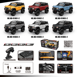 1:10 Full‑Scale Off‑Road Rock Crawler RC Car Sealed Box