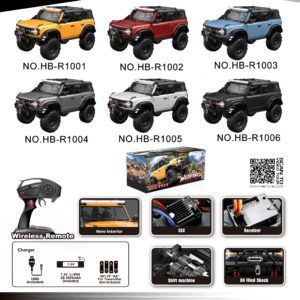 1:10 Full‑Scale Off‑Road Rock Crawler RC Car Sealed Box