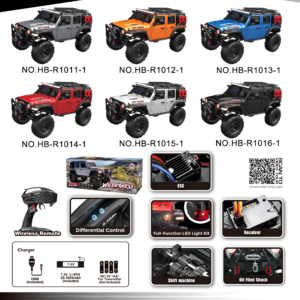 1:10 Full‑Scale Off‑Road Rock Crawler RC Car Sealed Box