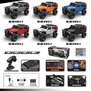 1:10 Full‑Scale Off‑Road Rock Crawler RC Car Sealed Box