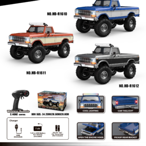 1:16 Full‑Scale Off‑Road Rock Crawler RC Car Sealed Box