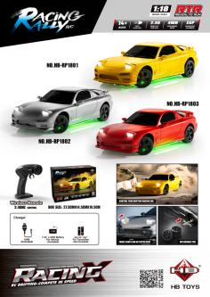 1:18 Pop‑Up Headlight Drift RC Car