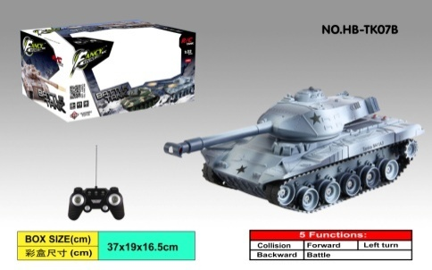 HB-TK05 TO TK08 1:32 Battle RC Tank, Single‑Pack, Window Box