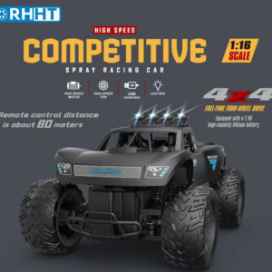 Semi-high Speed 2.4G 4WD Off-road Vehicle with Lights (3 Driving Modes)