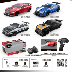 1:16 4WD Realistic Drift RC Car Window Box