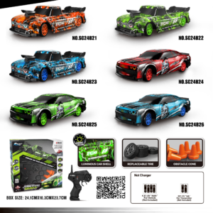 1:24 4WD Drift RC Car with LED Lights Window Box