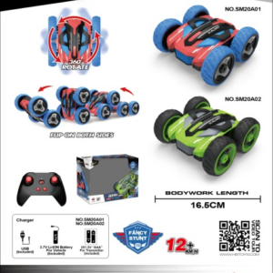 1:20 Double‑Sided Stunt RC Car Window Box