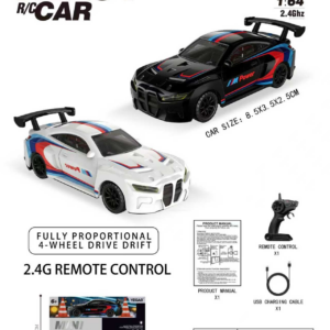 1:64 BMW M4, Pistol‑Grip RC Transmitter